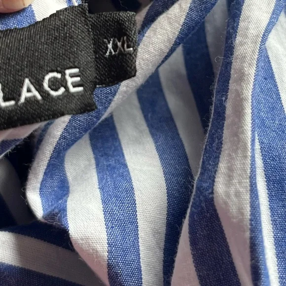 Pomander Place Blue and White Striped Mini Dress - Picture 10 of 13
